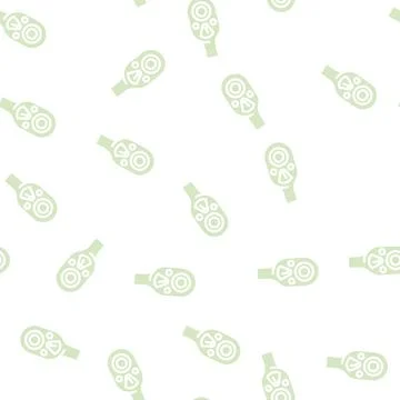 Socket wrench glyph vector seamless pattern Stock Illustration
