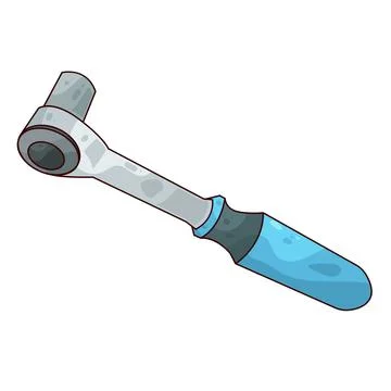 Socket wrench illustration イラスト素材