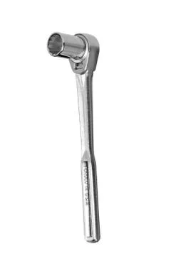 Socket wrench isolated on white Stock Photos