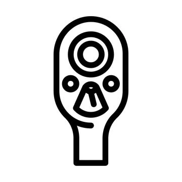 Socket wrench line icon vector illustration イラスト素材