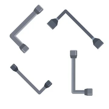 Socket wrench. Tool for car repair. Unscrewing parts. イラスト素材