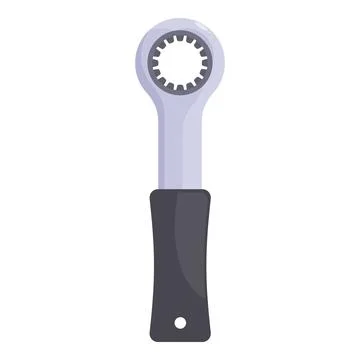 Socket wrench tool fixing mechanical engineering equipment Stock Illustration