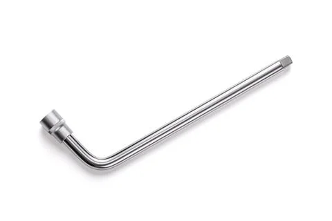 Socket wrench on white background Stockfoto's