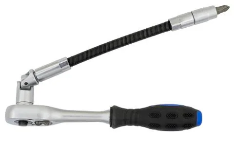 Socket wrench on a white Stock Photos