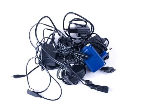 Sockets and wires Stock Photos