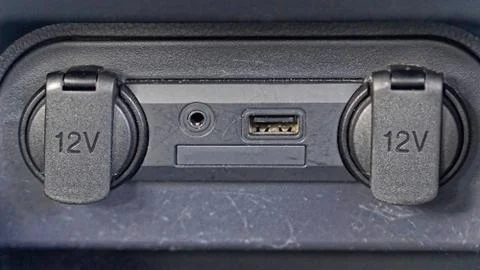 Sockets in car Stock Photos