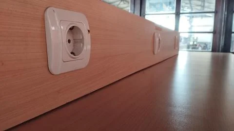 Sockets on waiting room  库存照片