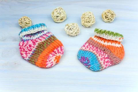 Socks background Stock Photos