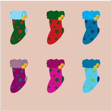 Socks-bell Stock Illustration