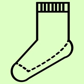 The socks element vector Stock Illustration