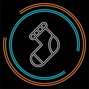 Socks icon. Element of winter icon for mobile Stock Illustration