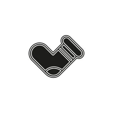 Socks icon. Element of winter icon Stock Illustration