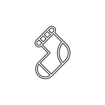 Socks icon. Element of winter icon for mobile Stock Illustration