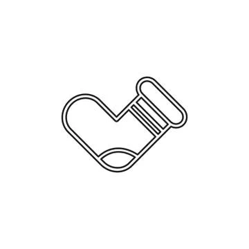 Socks icon. Element of winter icon Stock Illustration