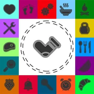 Socks icon. Element of winter icon Stock Illustration