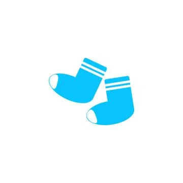 Socks icon flat. Stock Illustration