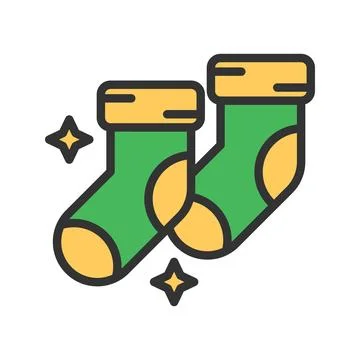Socks Icon Image. Illustrazione stock