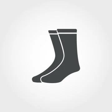 Socks icon. Pixel perfect. Using for web design, apps, software, print. Socks Stock Illustration