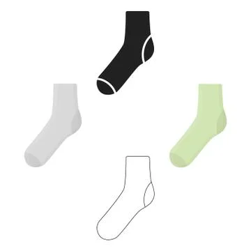Socks icon of vector illustration for web and mobile Stock Illustration