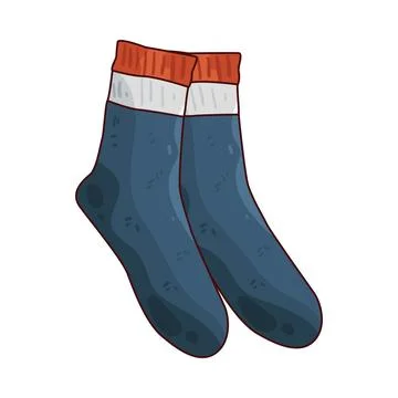 Socks illustration Stock Illustration
