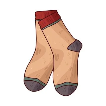 Socks illustration Stock Illustration
