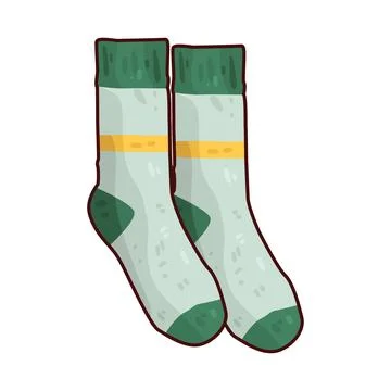 Socks illustration Stock Illustration