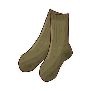 Socks illustration Stock Illustration