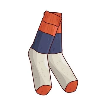 Socks illustration Stock Illustration