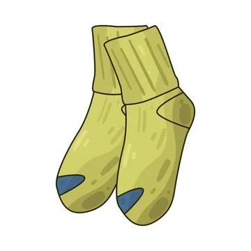 Socks illustration Stock Illustration