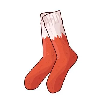 Socks illustration Stock Illustration