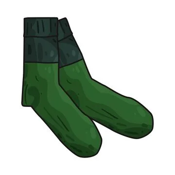 Socks illustration Stock Illustration