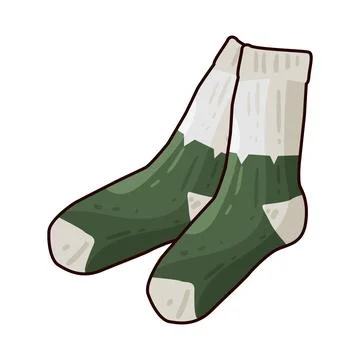 Socks illustration Stock Illustration