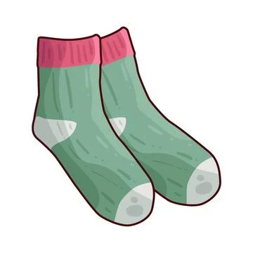 Socks illustration Stock Illustration