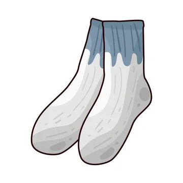 Socks illustration Stock Illustration