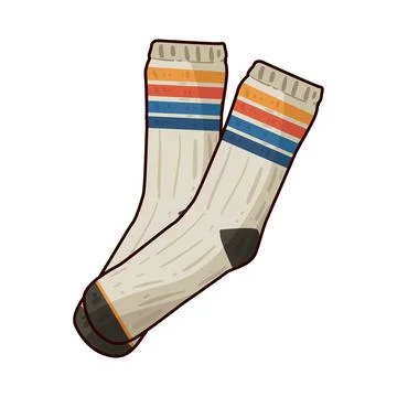 Socks illustration Stock Illustration