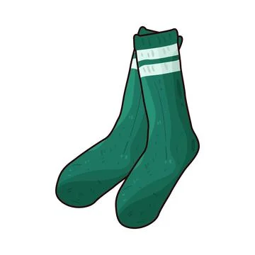 Socks illustration Stock Illustration