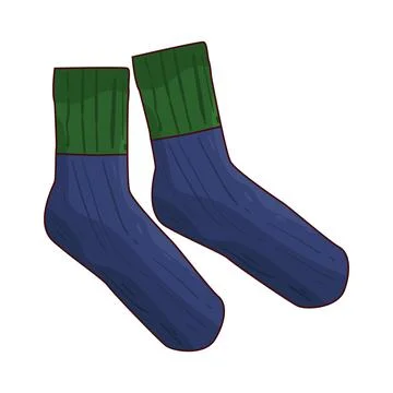 Socks illustration Stock Illustration