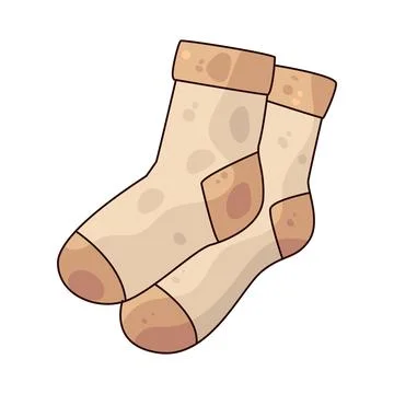 Socks illustration Illustrazione stock