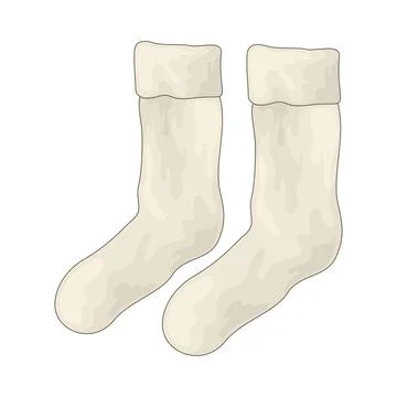 Socks illustration Stock Illustration