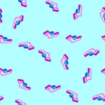 Socks moisture wicking running accessories isometric icon seamless pattern Stock Illustration
