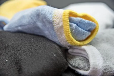 Socks on a pile Stock Photos