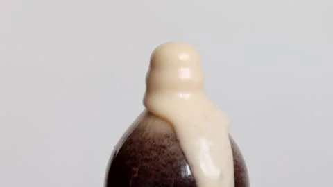 Soda Bottle Opening Causing Eruption With Fizz. Stock Footage 319027554