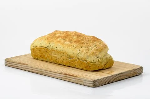 Soda bread board 02-angle Stock Photos