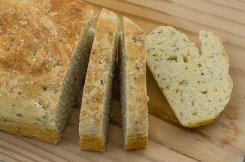 Soda bread  sliced 02-close up Stock Photos