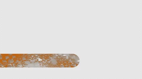 Soda bubbles lower third with transparent background Stock Footage 274492940