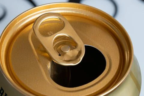 Soda can in close up Stock Photos