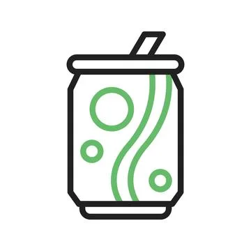 Soda Can icon vector image. Stock Illustration