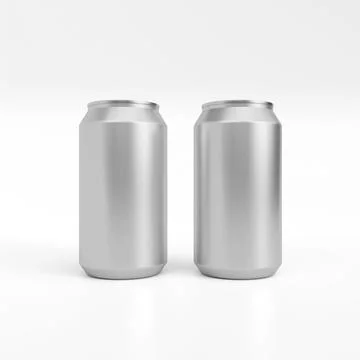 Soda can mockup Stock Illustration