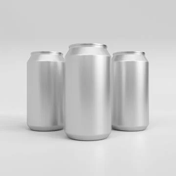 Soda can mockup Stock Illustration