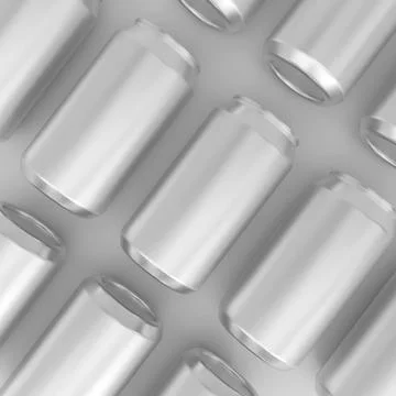 Soda can mockup Stock Illustration